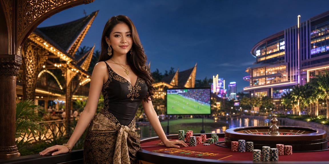 Suasana pertaruhan bola sepak bergaya Melayu di Sarawak dengan paparan perlawanan